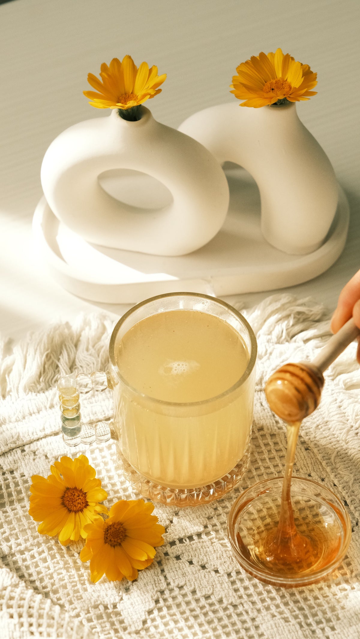 Ginger Honey Fizz