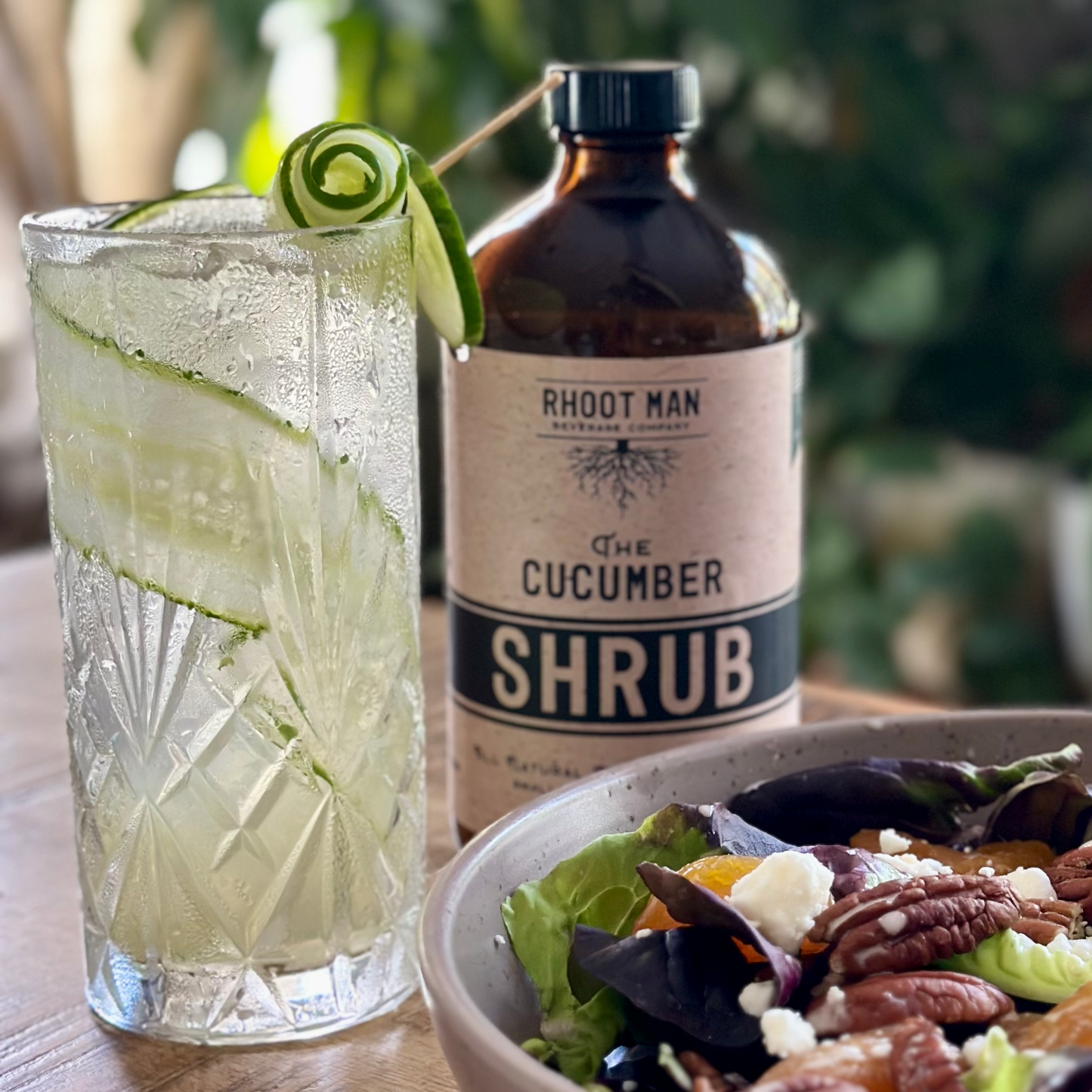 Creamy Cucumber Shrub Dressing