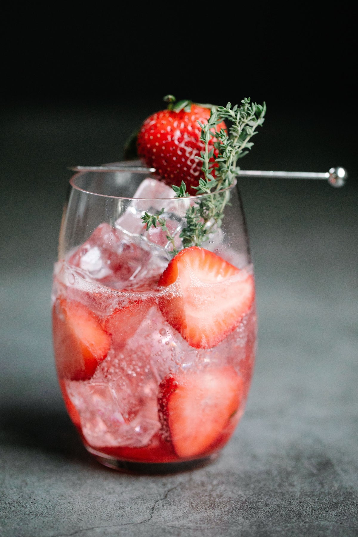 Rhubarb Rosé Spritz