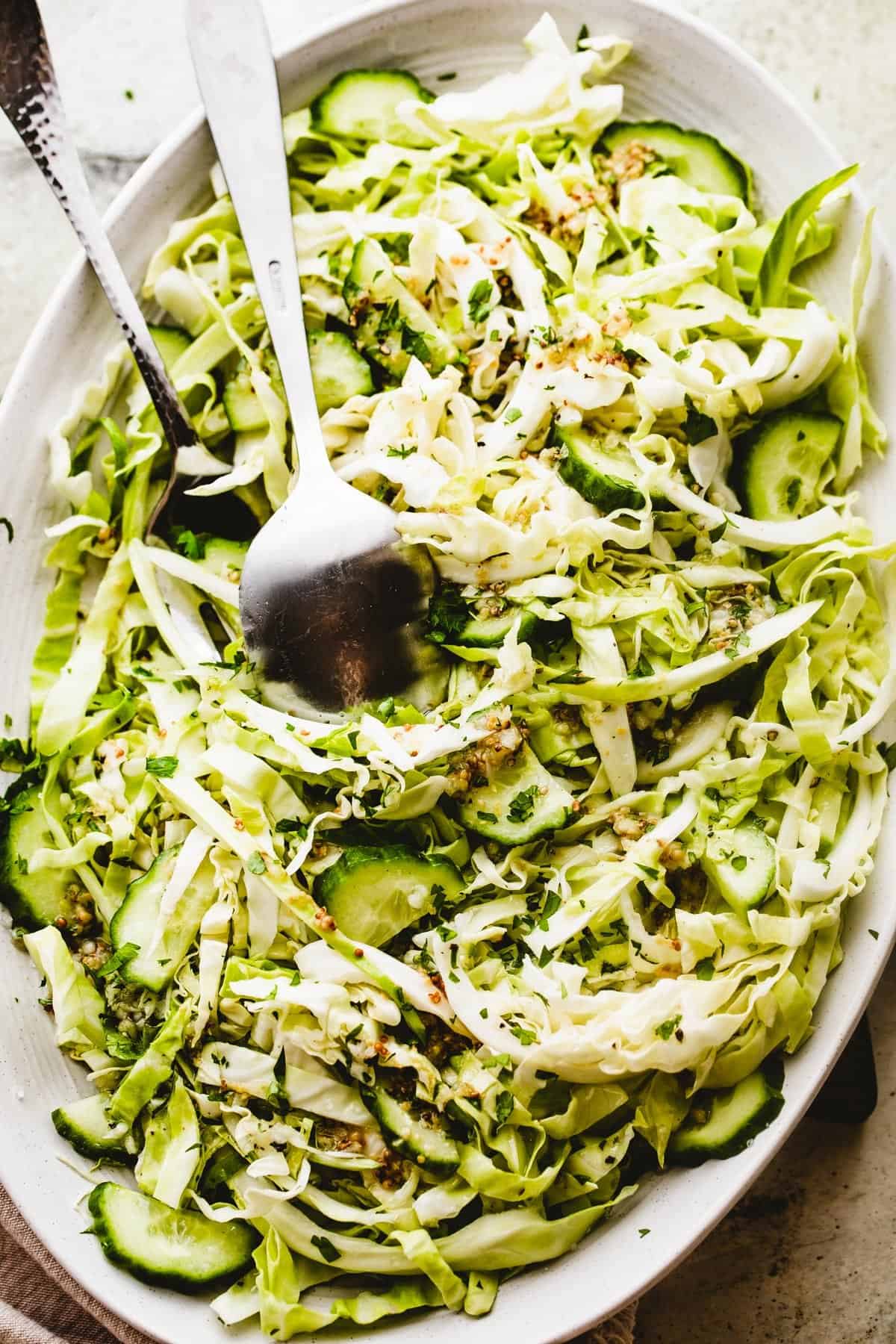 Quick Cucumber Slaw