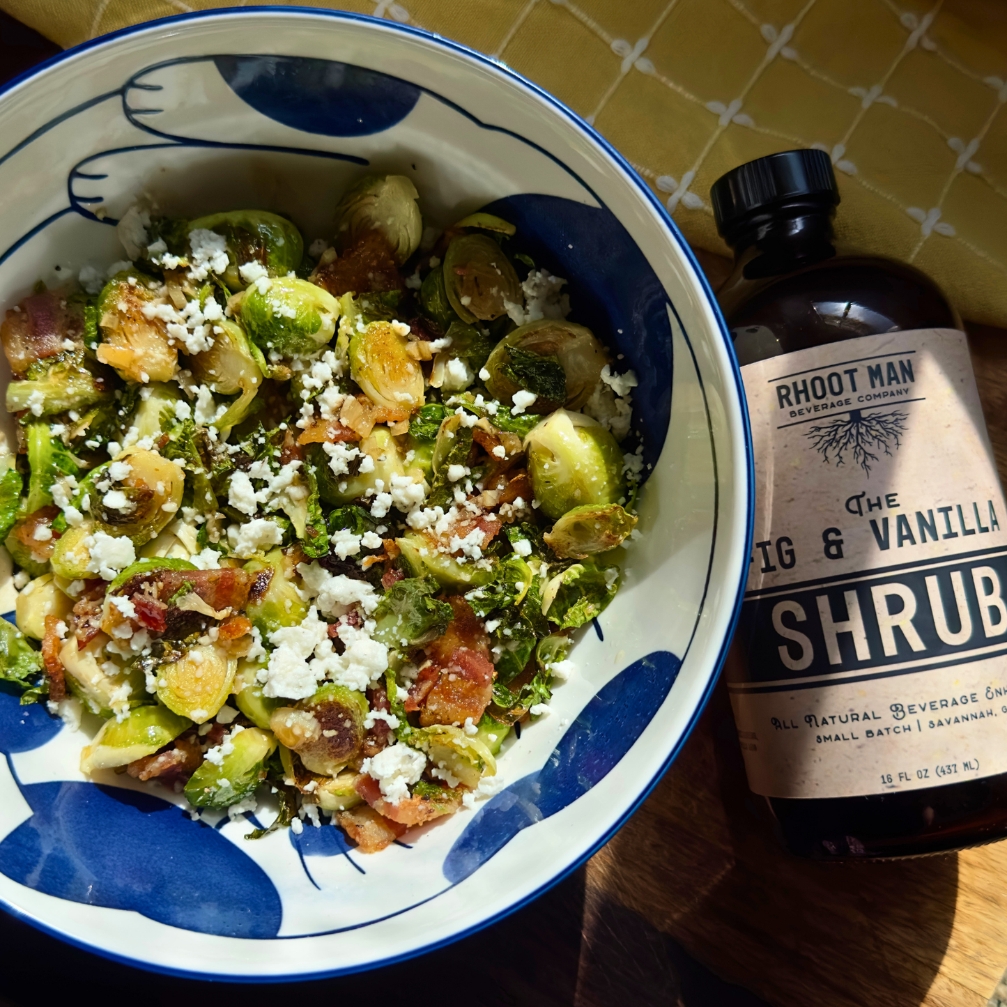 Fig Vanilla Brussels Sprouts