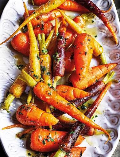 Honey Ginger Glazed Carrots