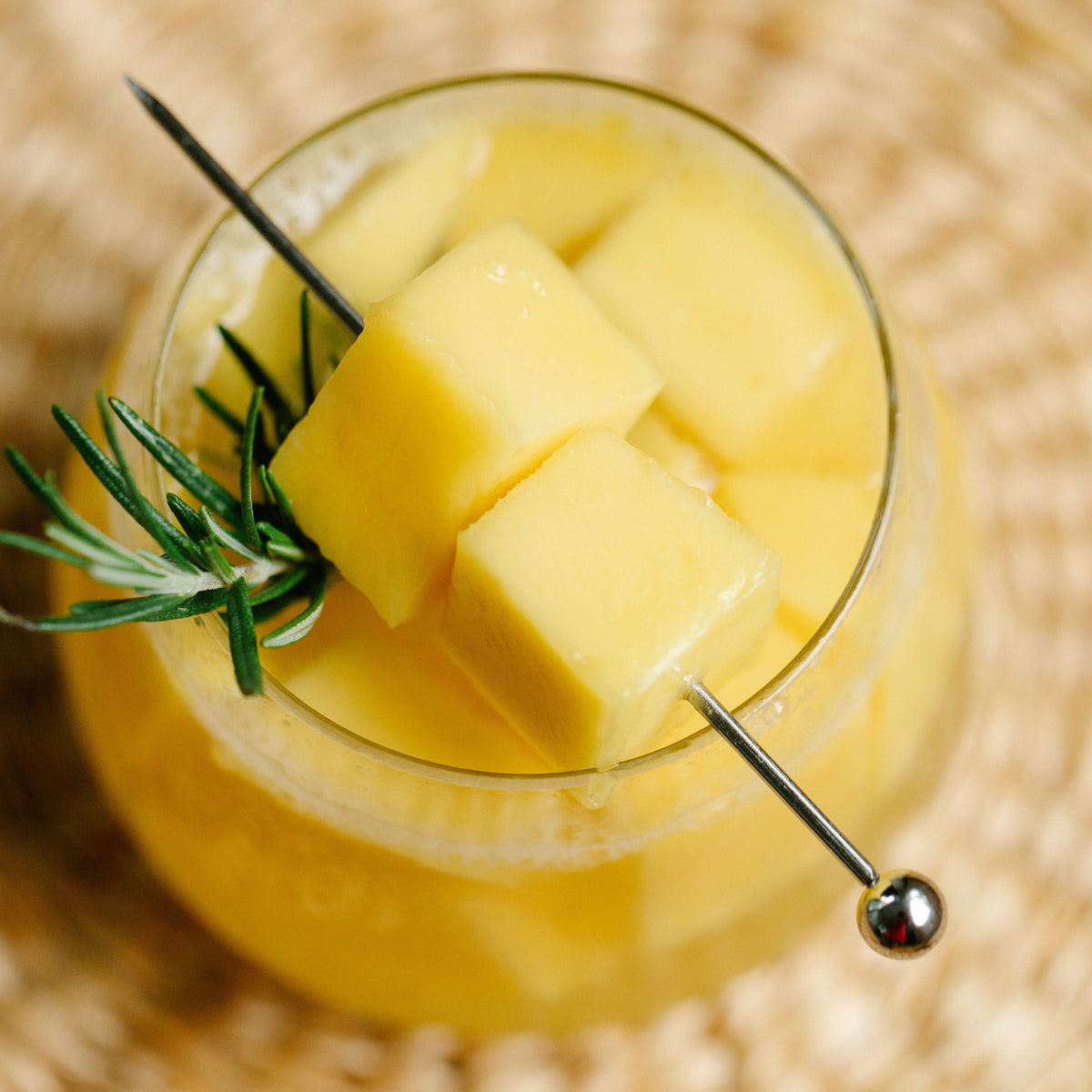 Tropical Mango Spritz Mocktail