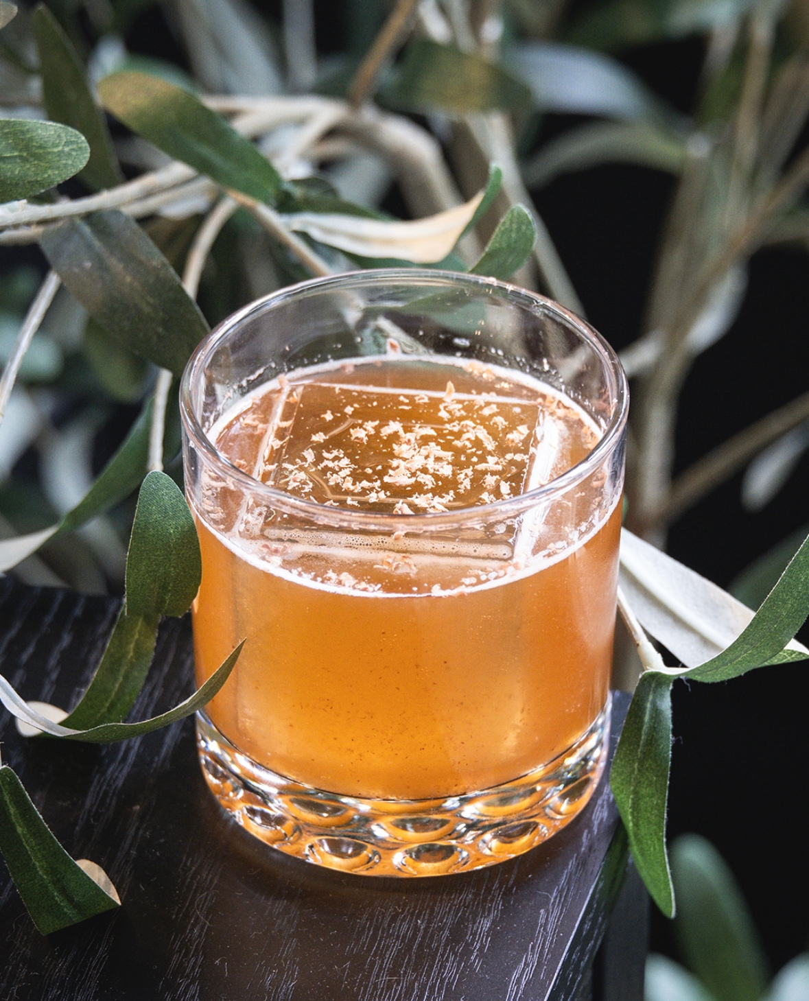 Smoky Ginger Old Fashioned