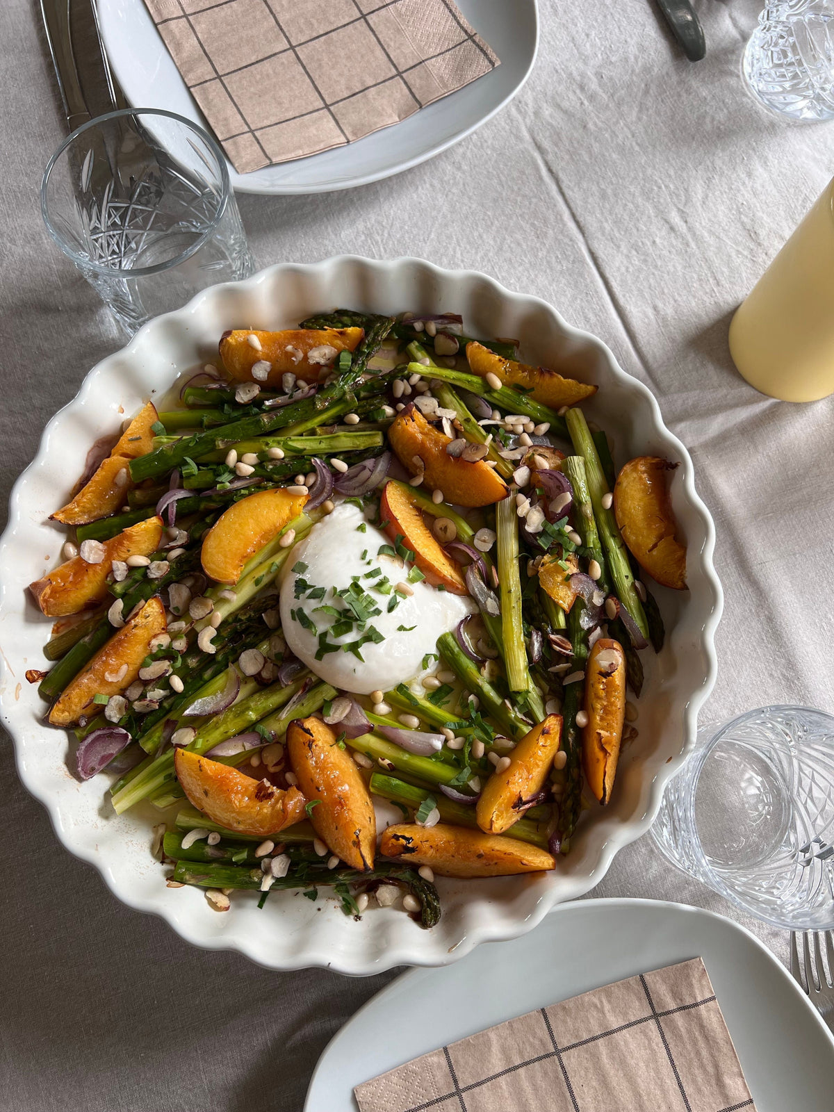 Peach Glazed Roasted Vegetables