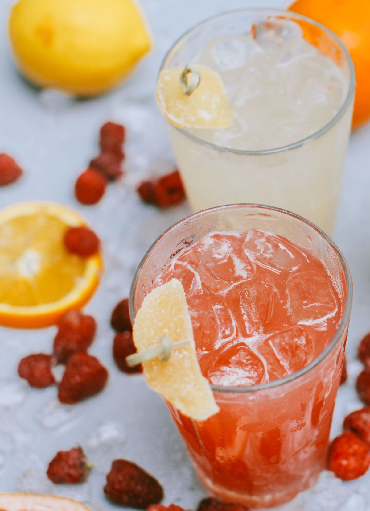 Raspberry Citrus Fizz (Mocktail)