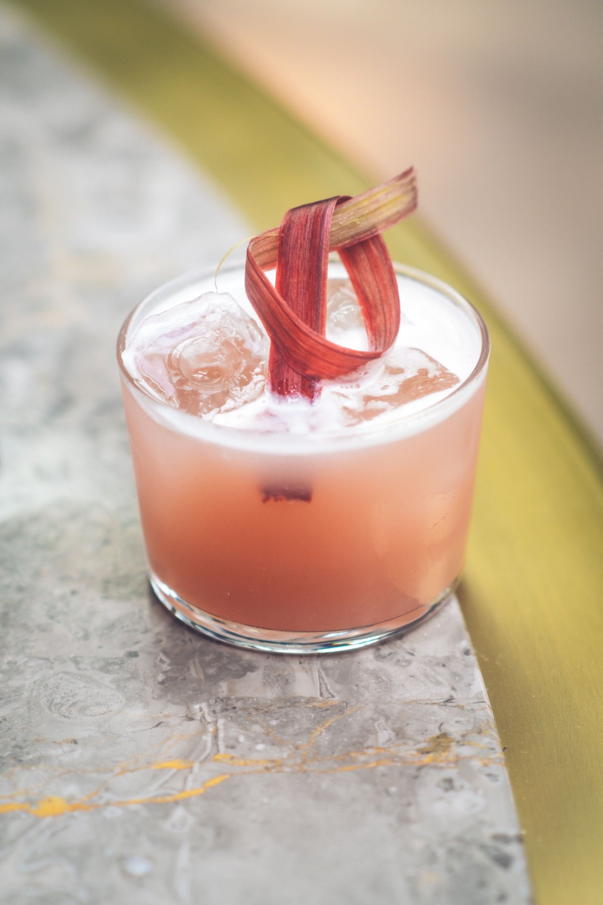 Strawberry Rhubarb Collins